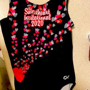 GK sweetheart event leotard.